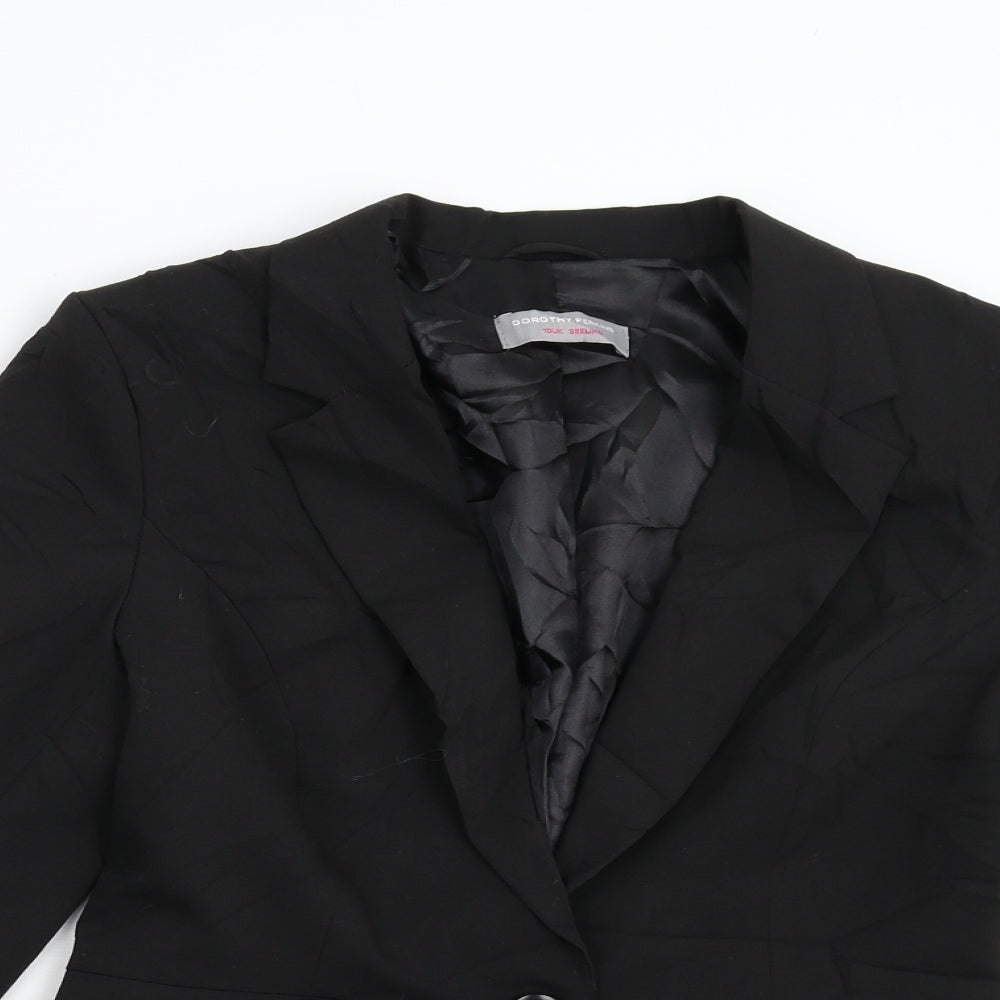 Dorothy Perkins Womens Black   Jacket Blazer Size 10