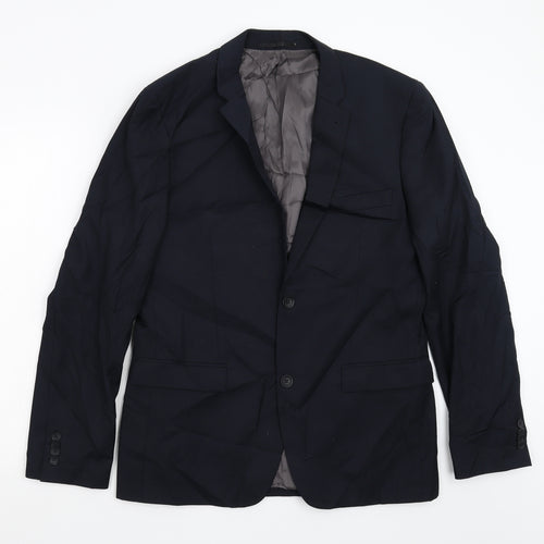 Topman Mens Blue   Jacket Blazer Size 40
