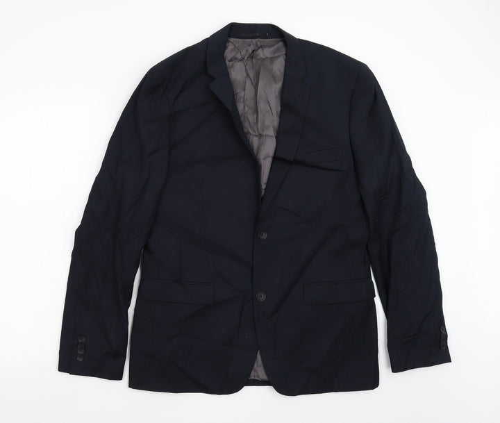 Topman Mens Blue Jacket Blazer Size 40