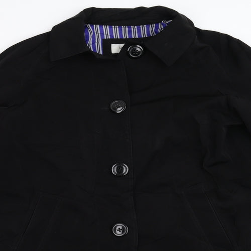 Liz Claiborne Womens Black   Jacket Coat Size M
