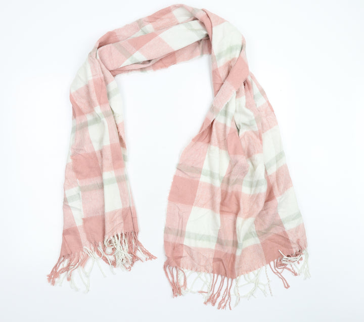 Primark Womens Pink Check   Scarf