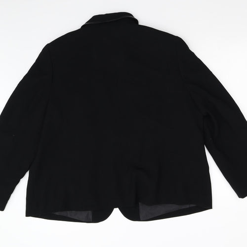 Windsmoor Womens Black   Jacket Blazer Size 22
