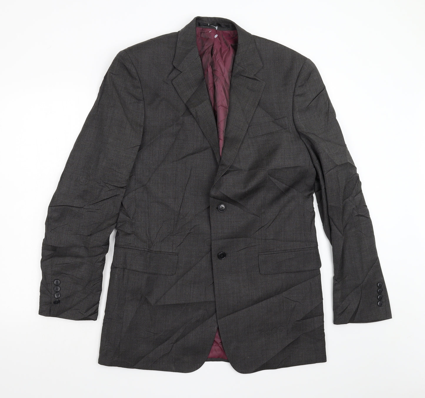 John Lewis Mens Grey   Jacket Blazer Size 38