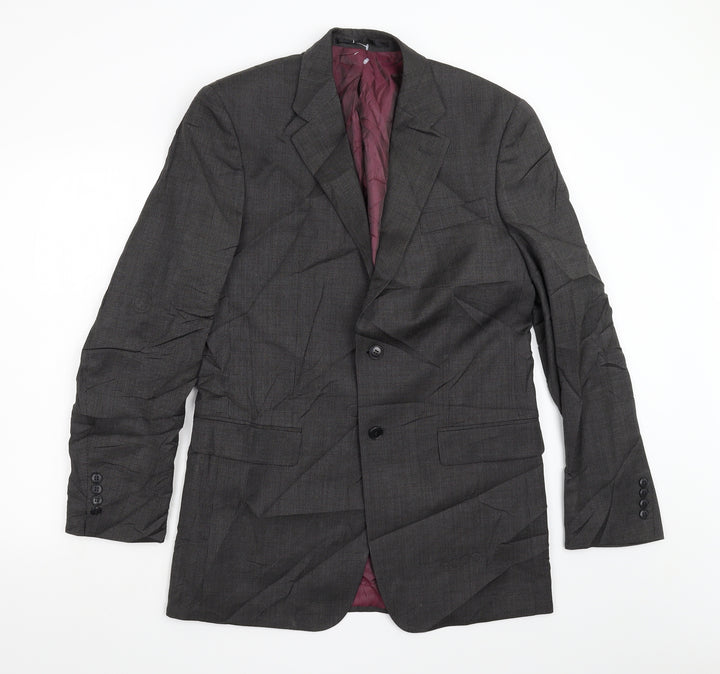 John Lewis Mens Grey   Jacket Blazer Size 38