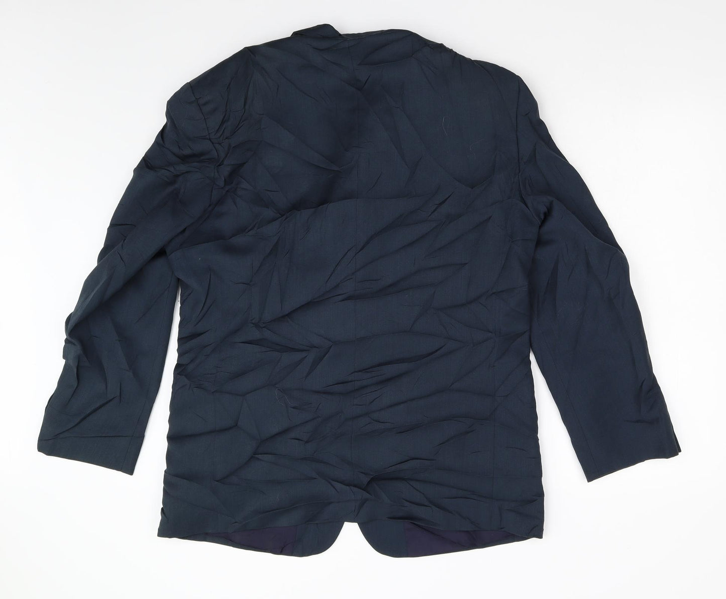 David Moss Mens Blue   Jacket Blazer Size 44