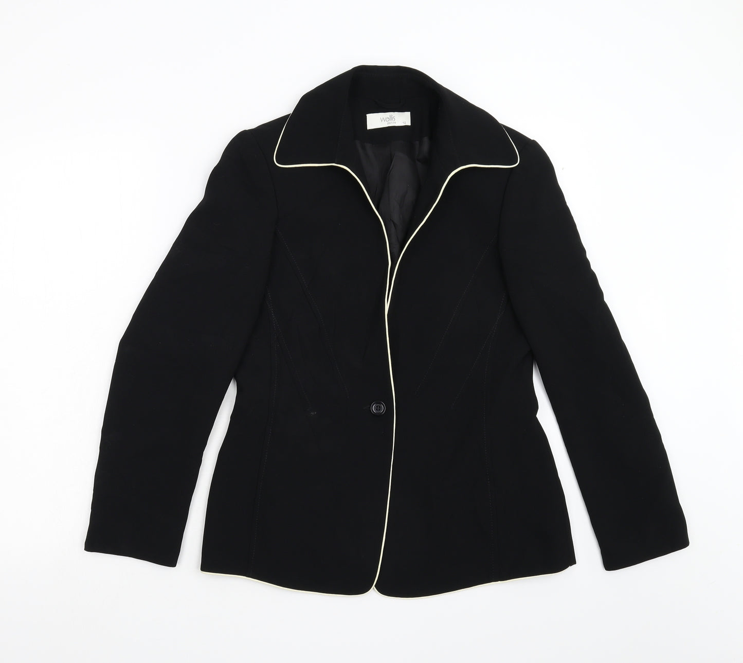 Wallis Womens Black   Jacket Blazer Size 12