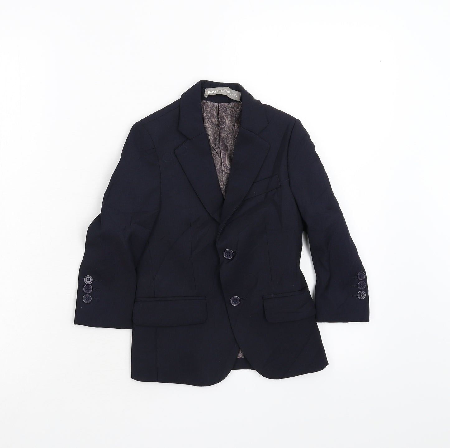 Paisley Boys Blue   Jacket Blazer Size 3 Years