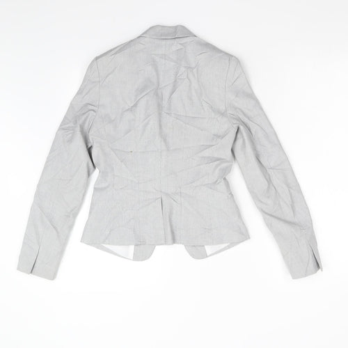 H&M Womens Grey   Jacket Blazer Size 32
