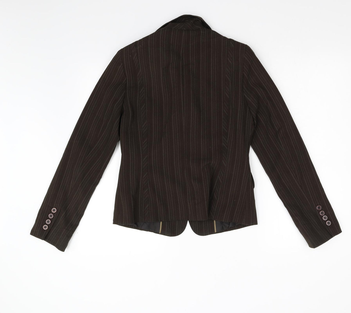 Evie Womens Brown   Jacket Blazer Size 10