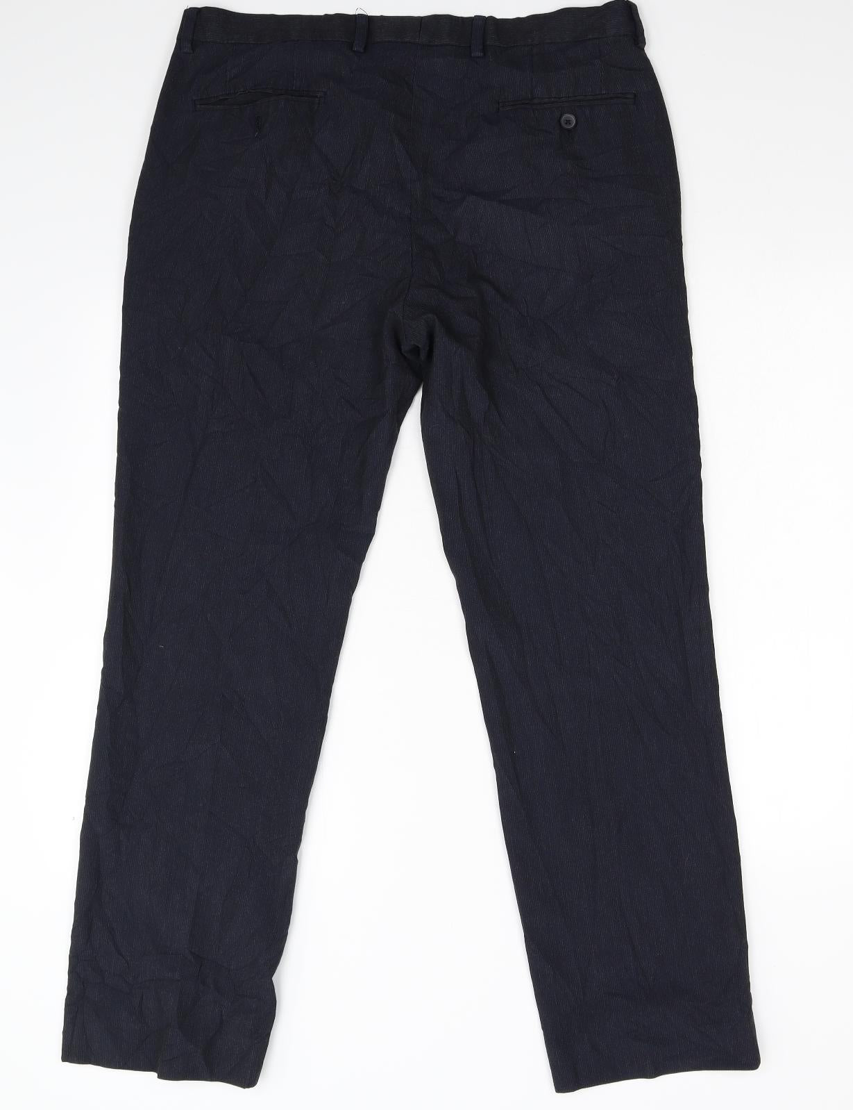 Burton Mens Blue   Trousers  Size 36 L31 in