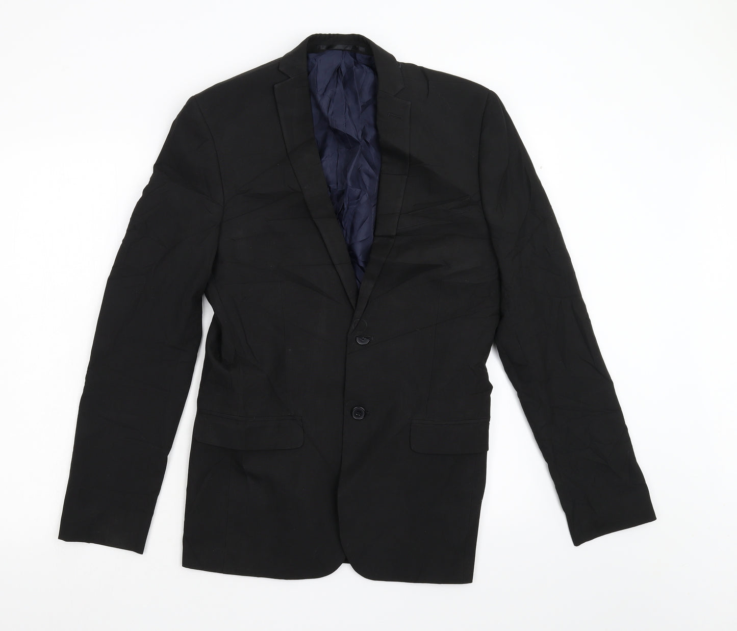 Red Herring Mens Black   Jacket Blazer Size 36