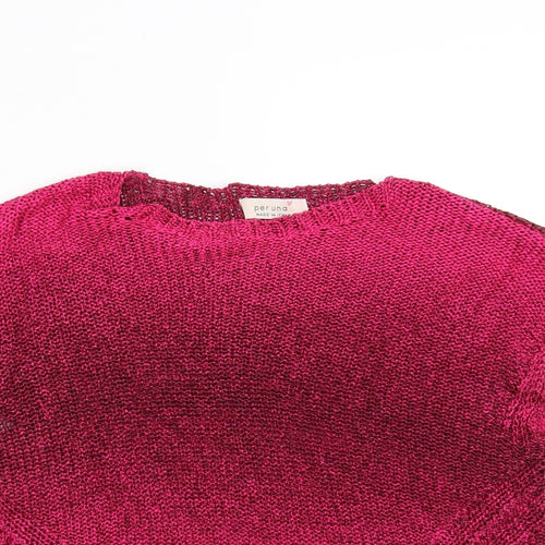 Per Una Womens Pink   Pullover Jumper Size 14