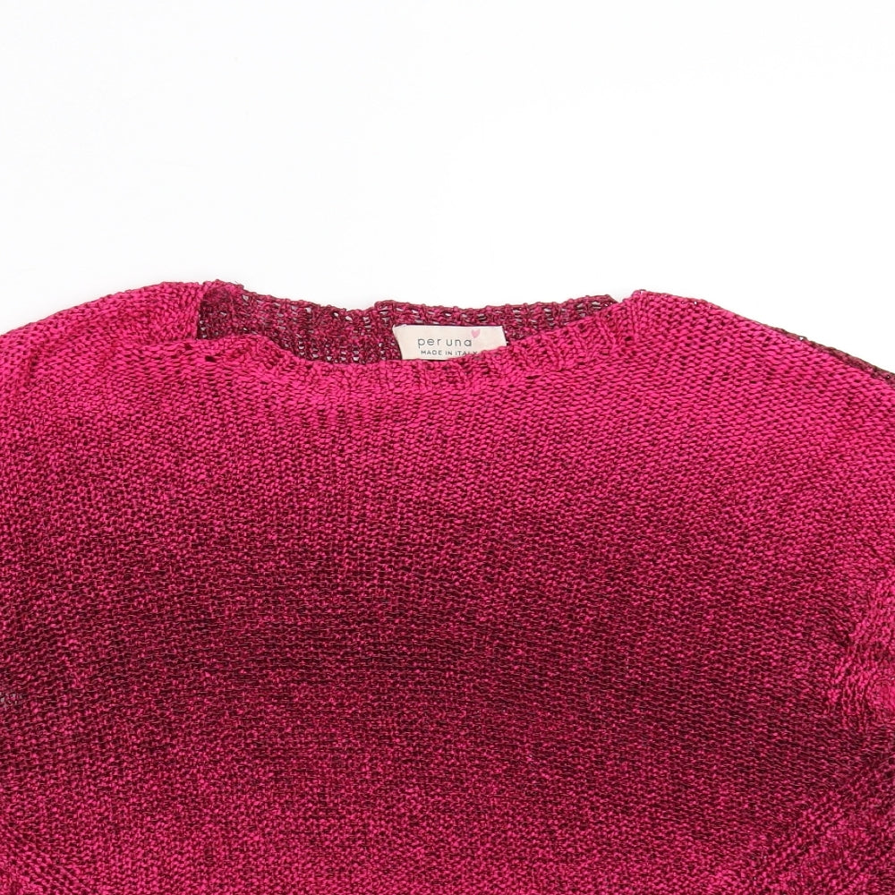 Per Una Womens Pink   Pullover Jumper Size 14