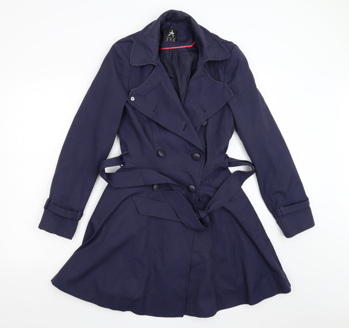 Primark Womens Blue   Trench Coat Coat Size 10