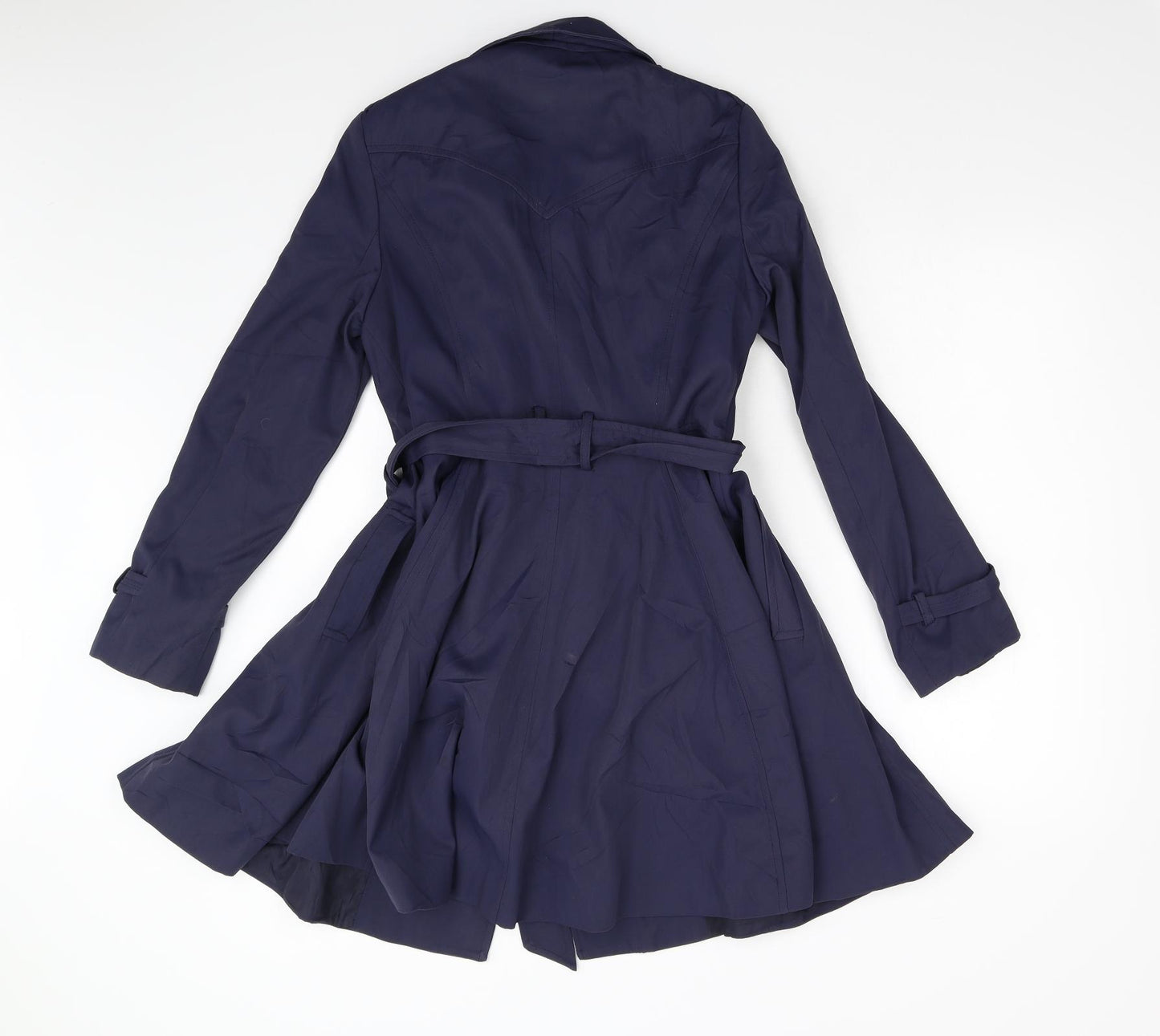 Primark Womens Blue   Trench Coat Coat Size 10