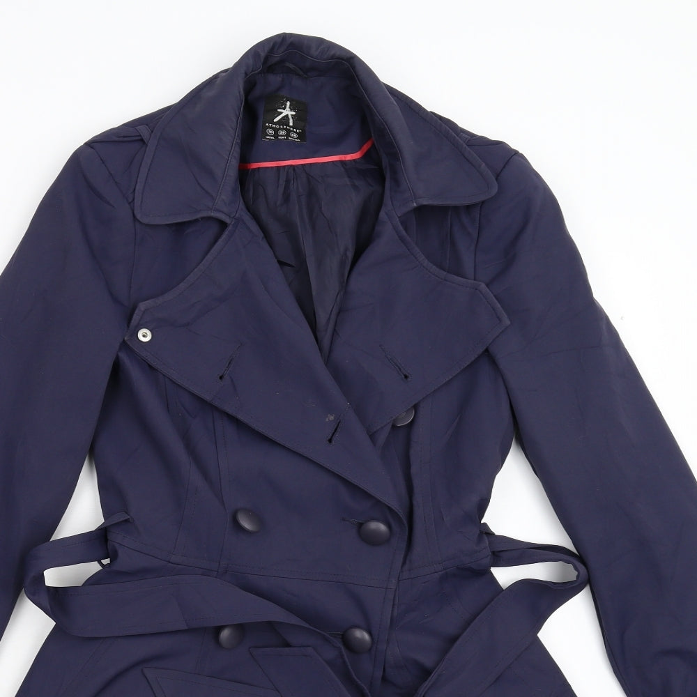 Primark Womens Blue   Trench Coat Coat Size 10