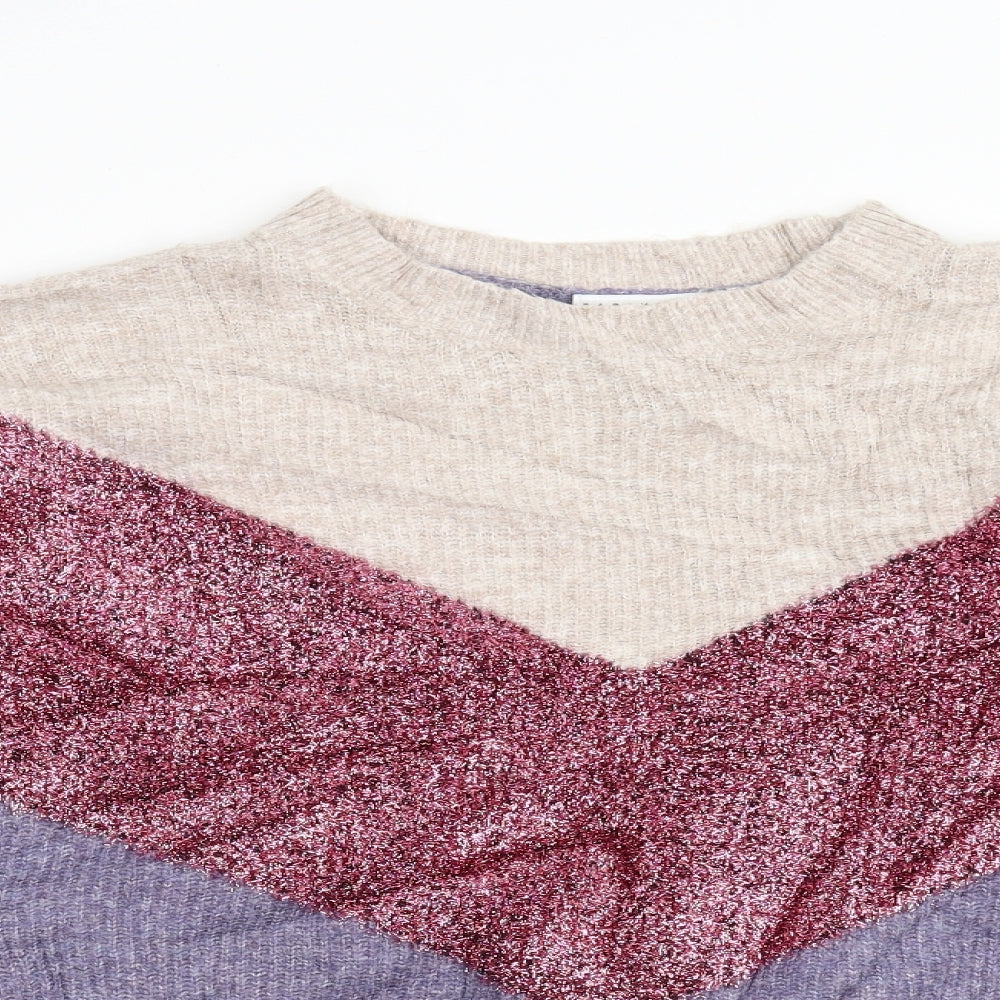 Matalan Womens Multicoloured  Knit Pullover Jumper Size L