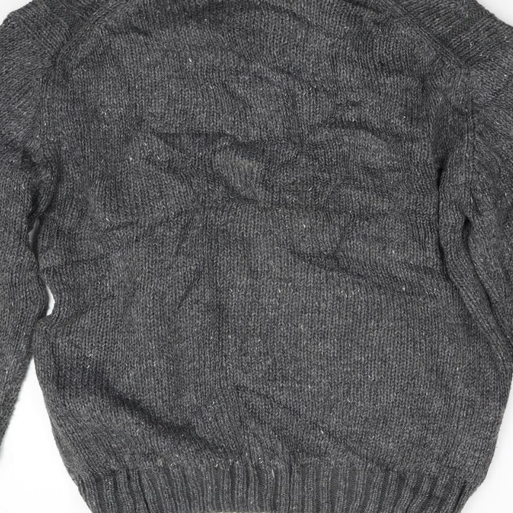 Disident Mens Grey   Pullover Jumper Size M