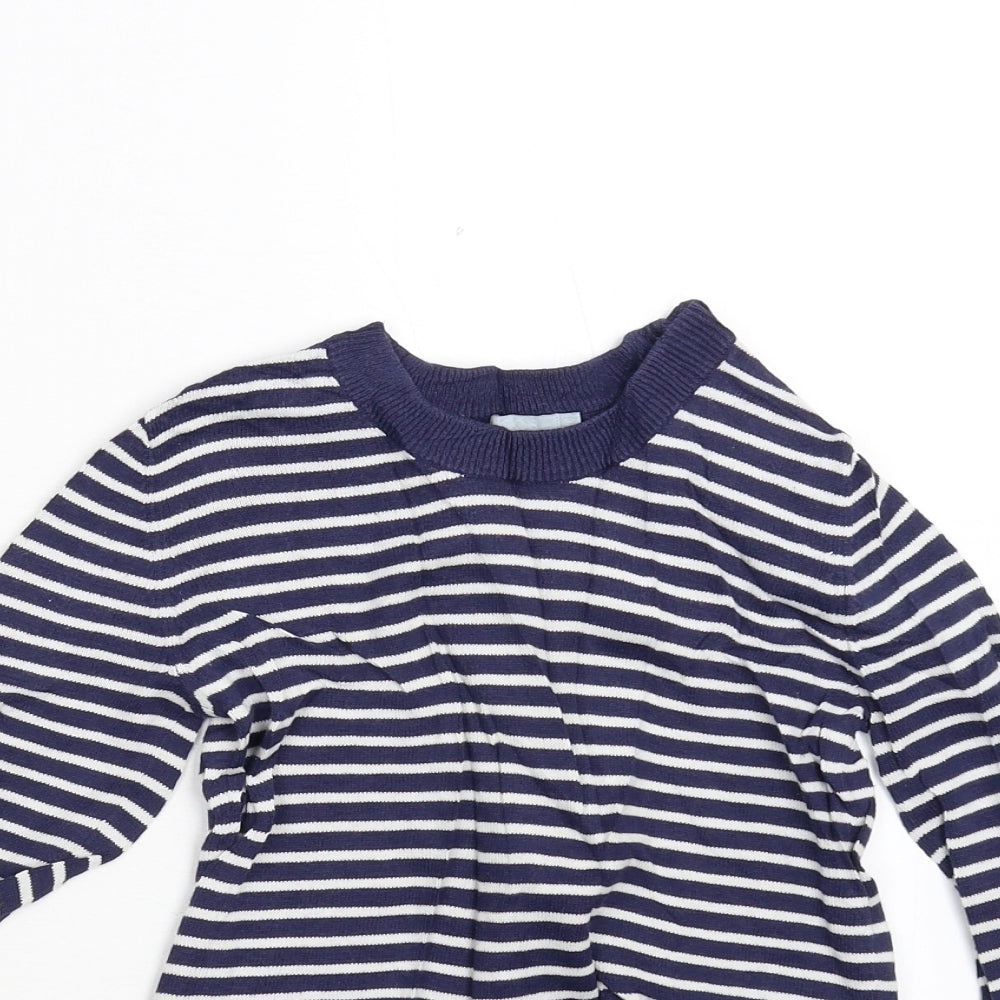 COS Boys Multicoloured Striped Knit Pullover Jumper Size 5-6 Years