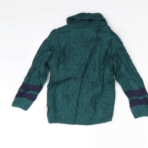 M&S Boys Green   Cardigan Jumper Size 4-5 Years  - Roald Dahl Mr Fox
