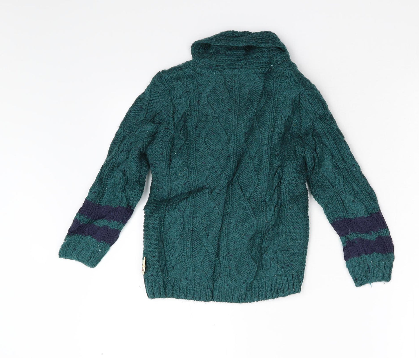 M&S Boys Green   Cardigan Jumper Size 4-5 Years  - Roald Dahl Mr Fox