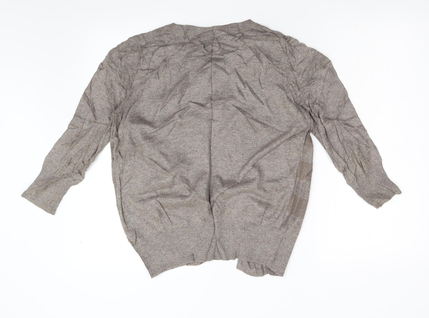 John Rocha Womens Brown   Cardigan Jumper Size 14