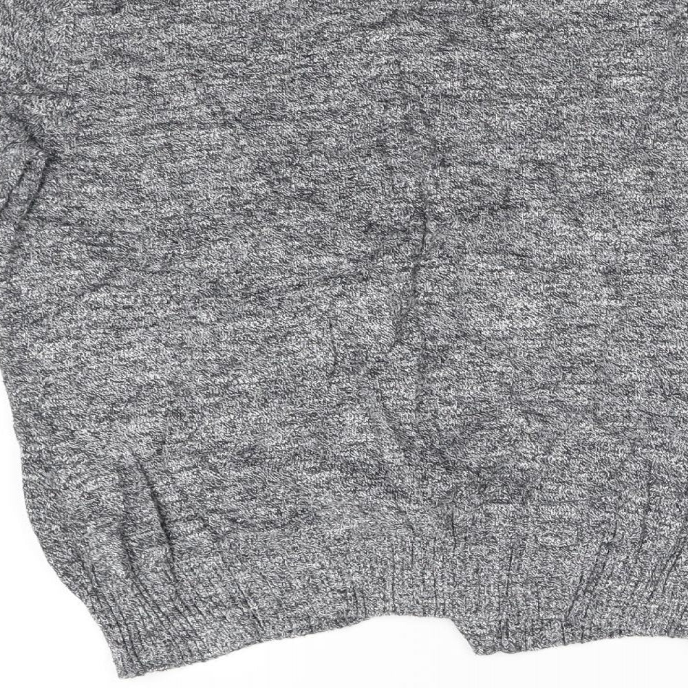 Divided Womens Grey  Knit Cardigan Jumper Size M