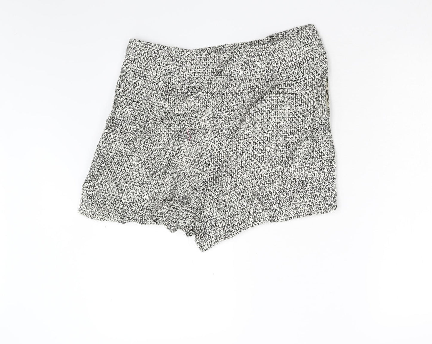 Zara Womens Grey   Cut-Off Shorts Size L