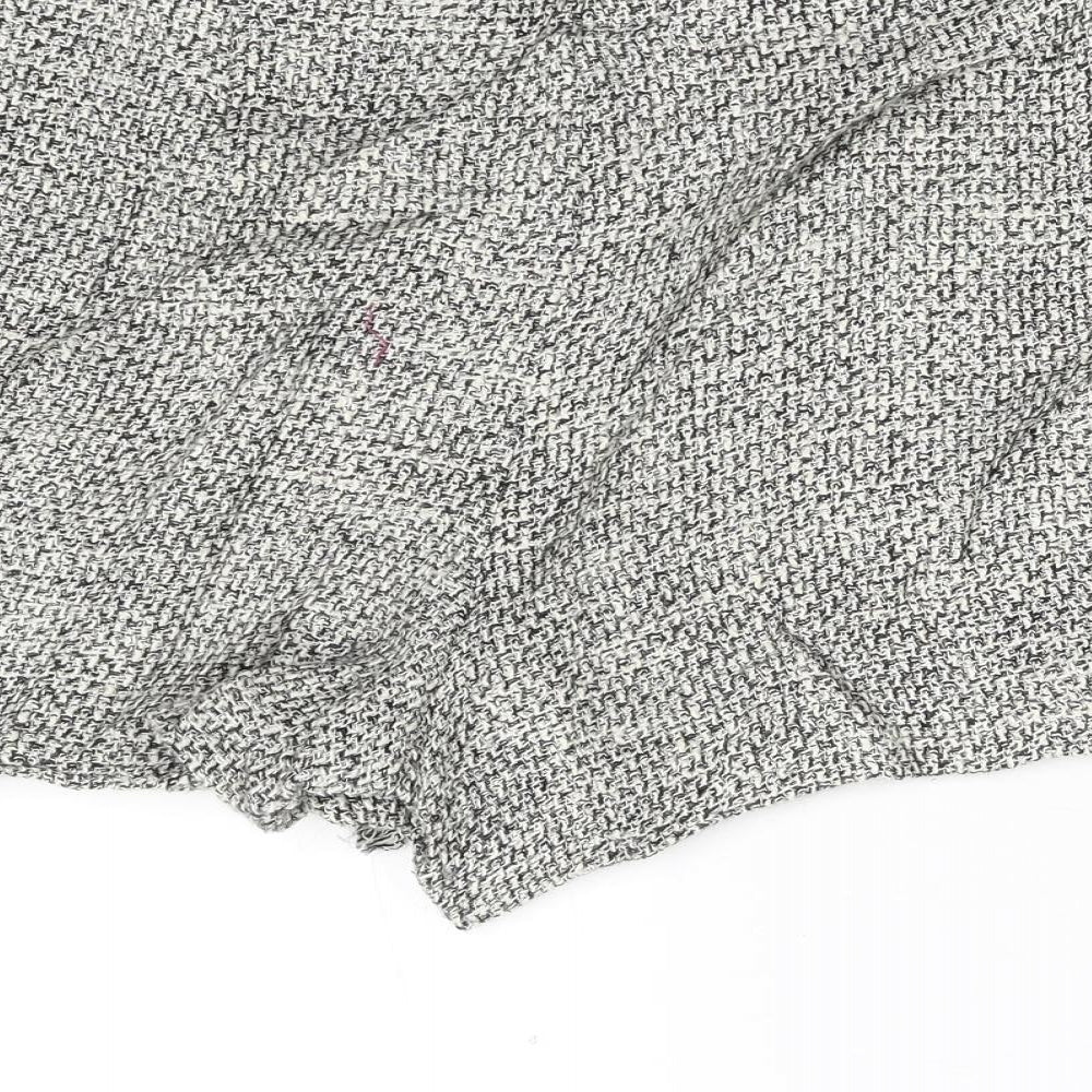 Zara Womens Grey   Cut-Off Shorts Size L