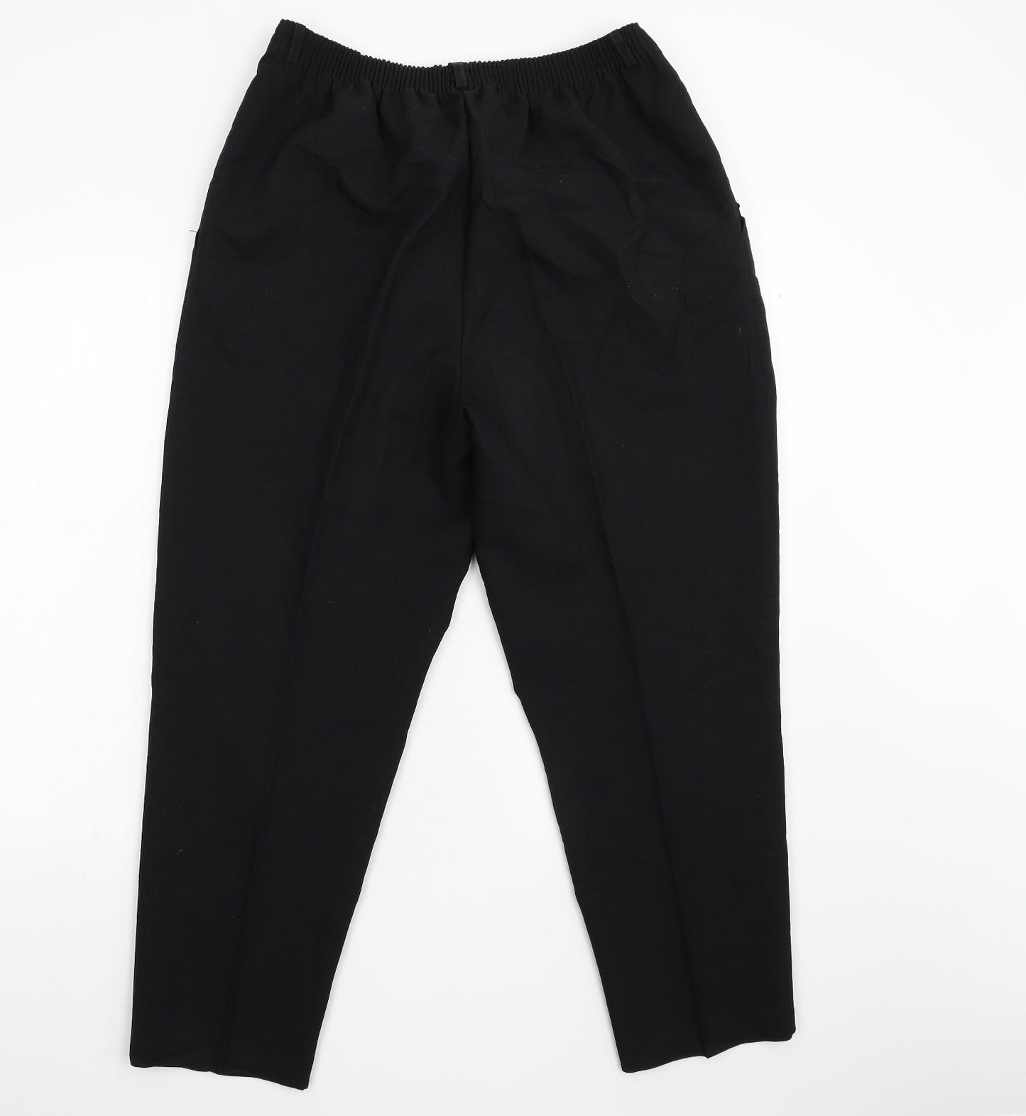 St Michael Womens Black   Trousers  Size 18 L26 in