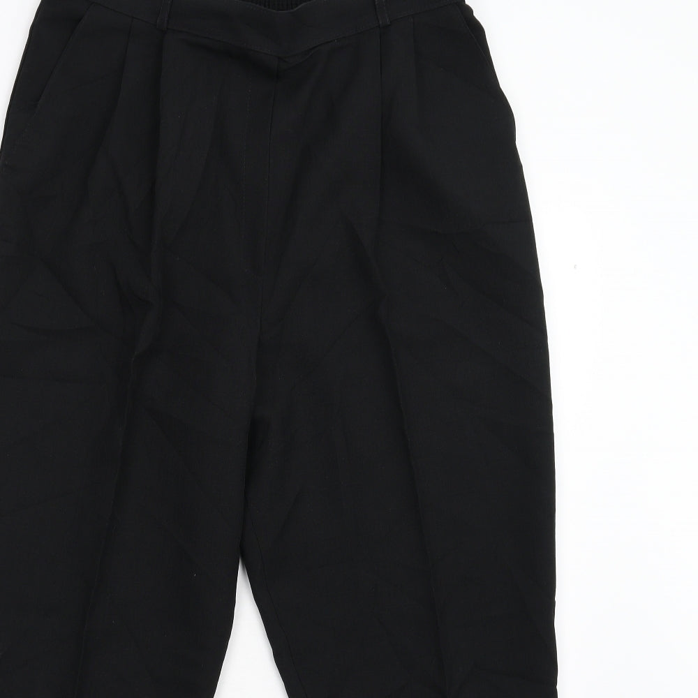 St Michael Womens Black   Trousers  Size 18 L26 in