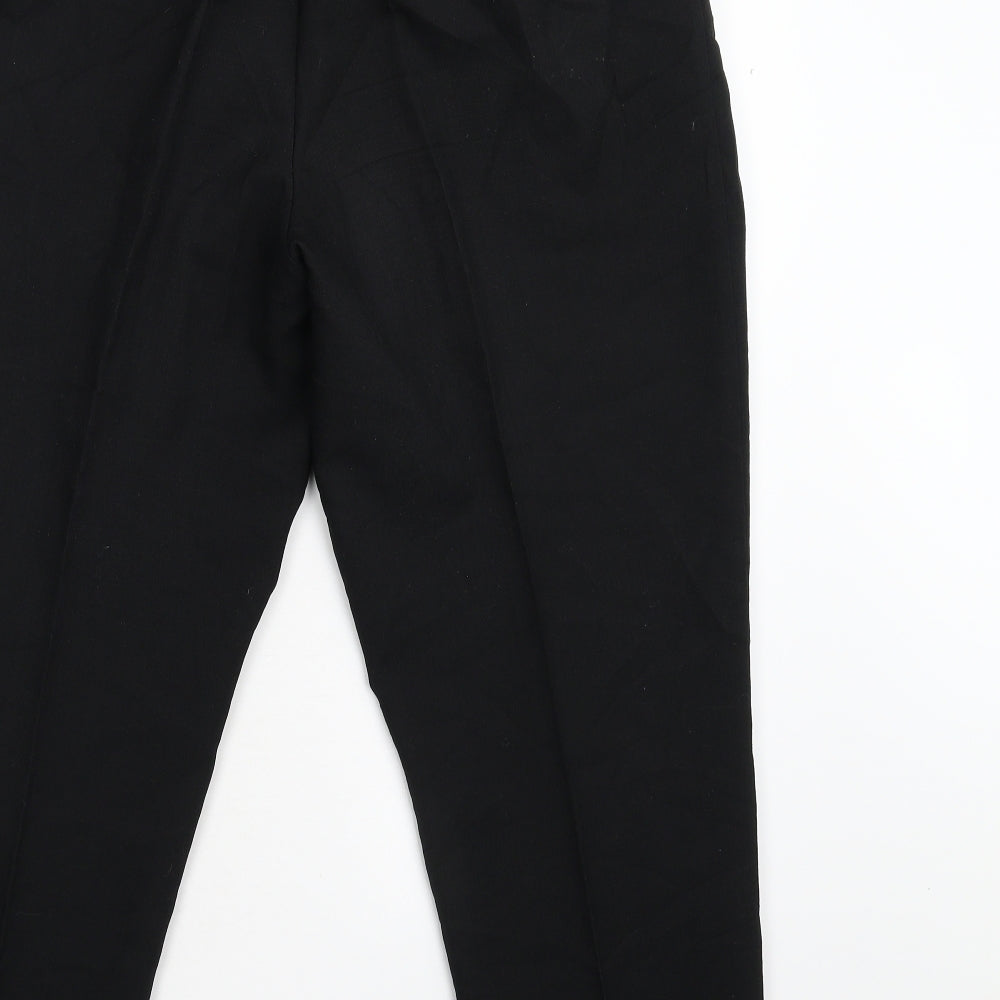 St Michael Womens Black   Trousers  Size 18 L26 in