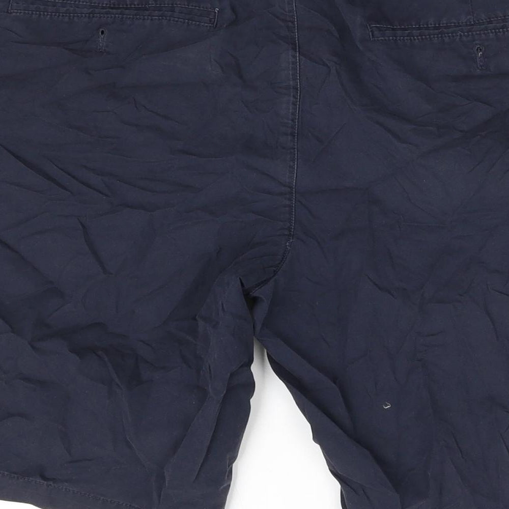 M&S Mens Blue   Bermuda Shorts Size 34