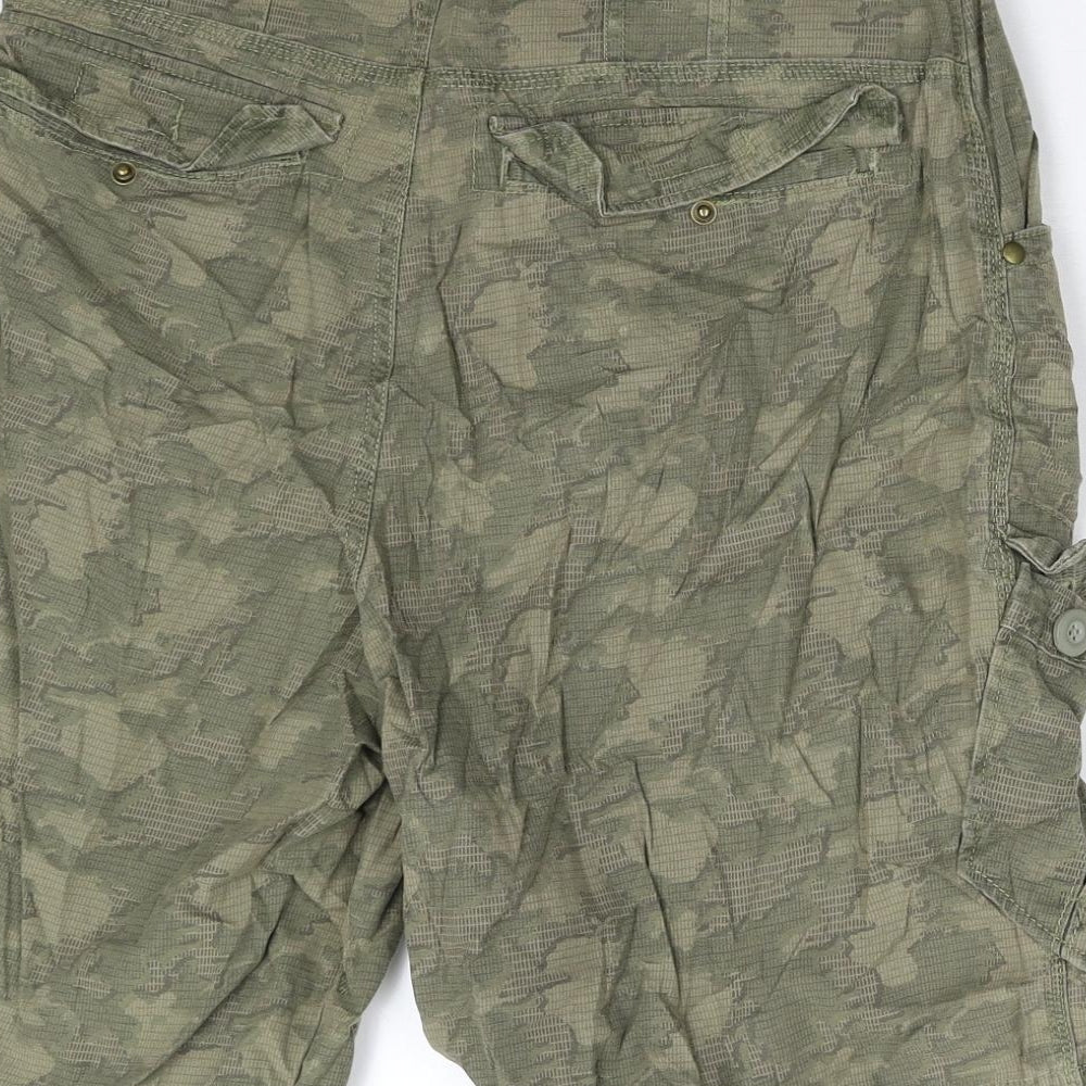 Primark Mens Green   Cargo Shorts Size 34