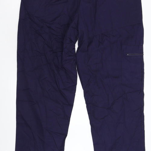 Blue Castle Mens Blue   Cargo Trousers Size 42 L32 in