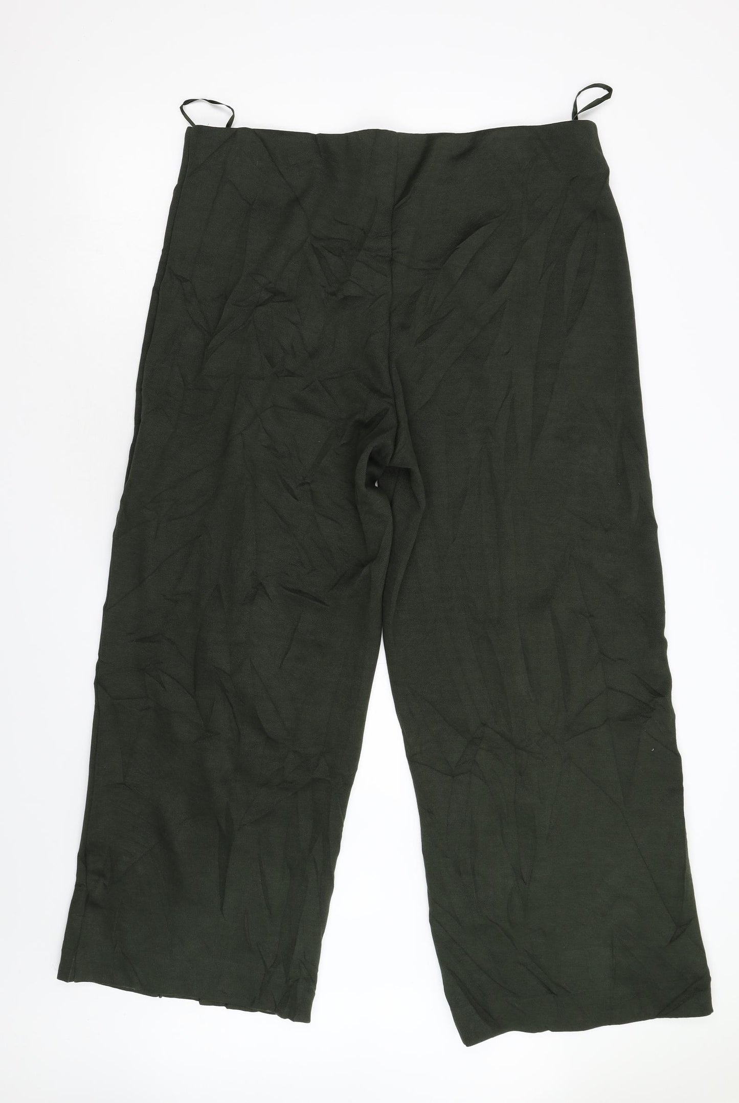 M&S Womens Green   Trousers  Size 20 L29 in