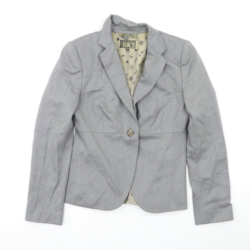 N.W.3 Womens Grey   Jacket Blazer Size 10