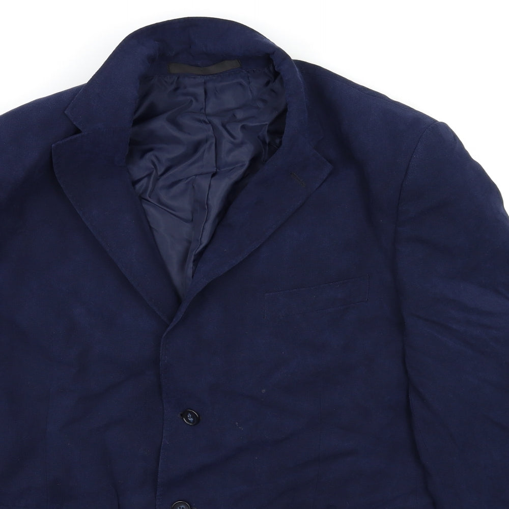 M&S Mens Blue   Jacket Blazer Size 44