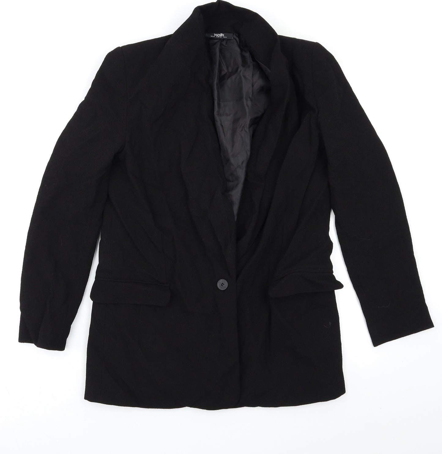 Wallis Womens Black   Jacket Blazer Size 10
