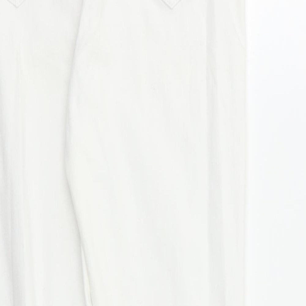 M&S Womens White   Jegging Jeans Size 10 L28 in