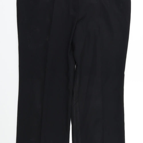 M&S Womens Black   Dress Pants Trousers Size 16 L21 in