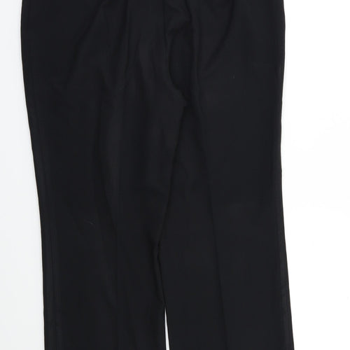 M&S Womens Black   Dress Pants Trousers Size 16 L21 in