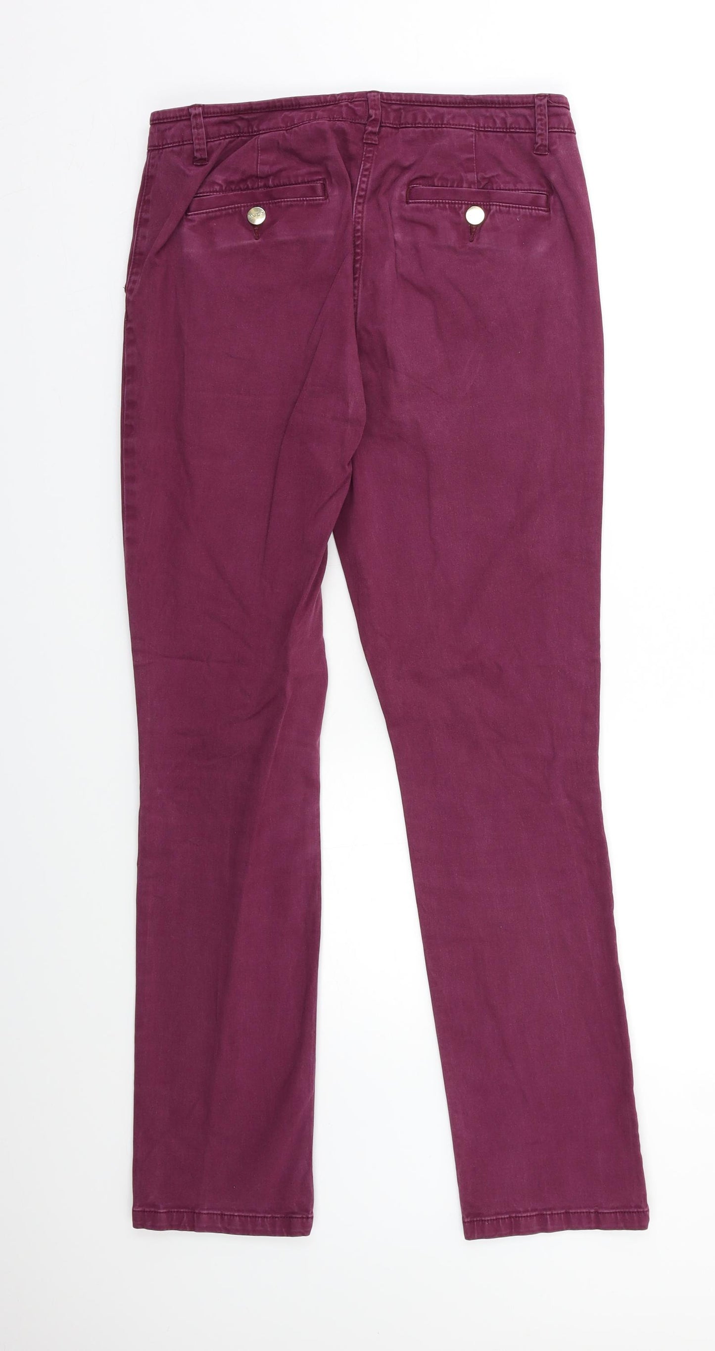Per Una Womens Purple   Straight Jeans Size 12 L28 in
