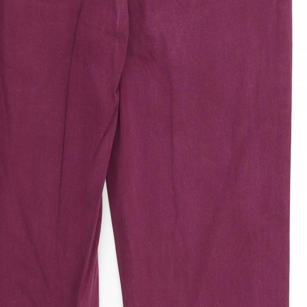 Per Una Womens Purple   Straight Jeans Size 12 L28 in