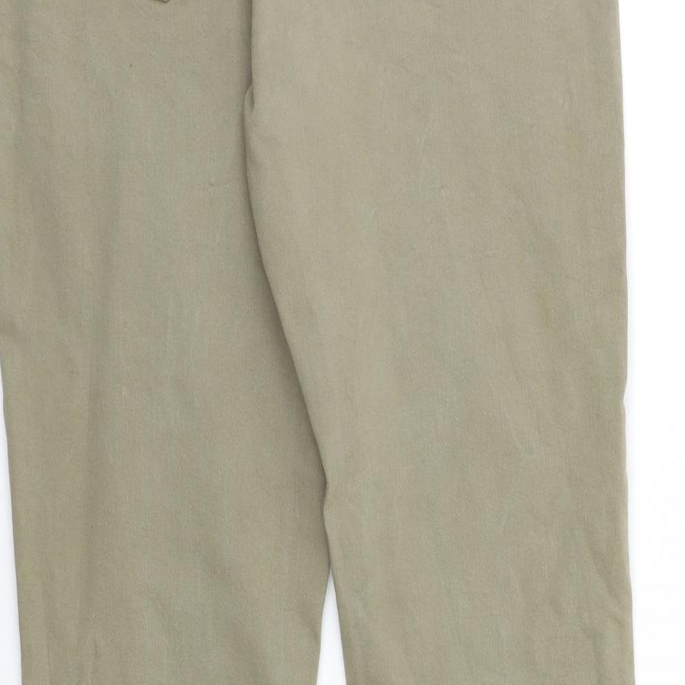 Denim & Co. Womens Green   Skinny Jeans Size 14 L25 in