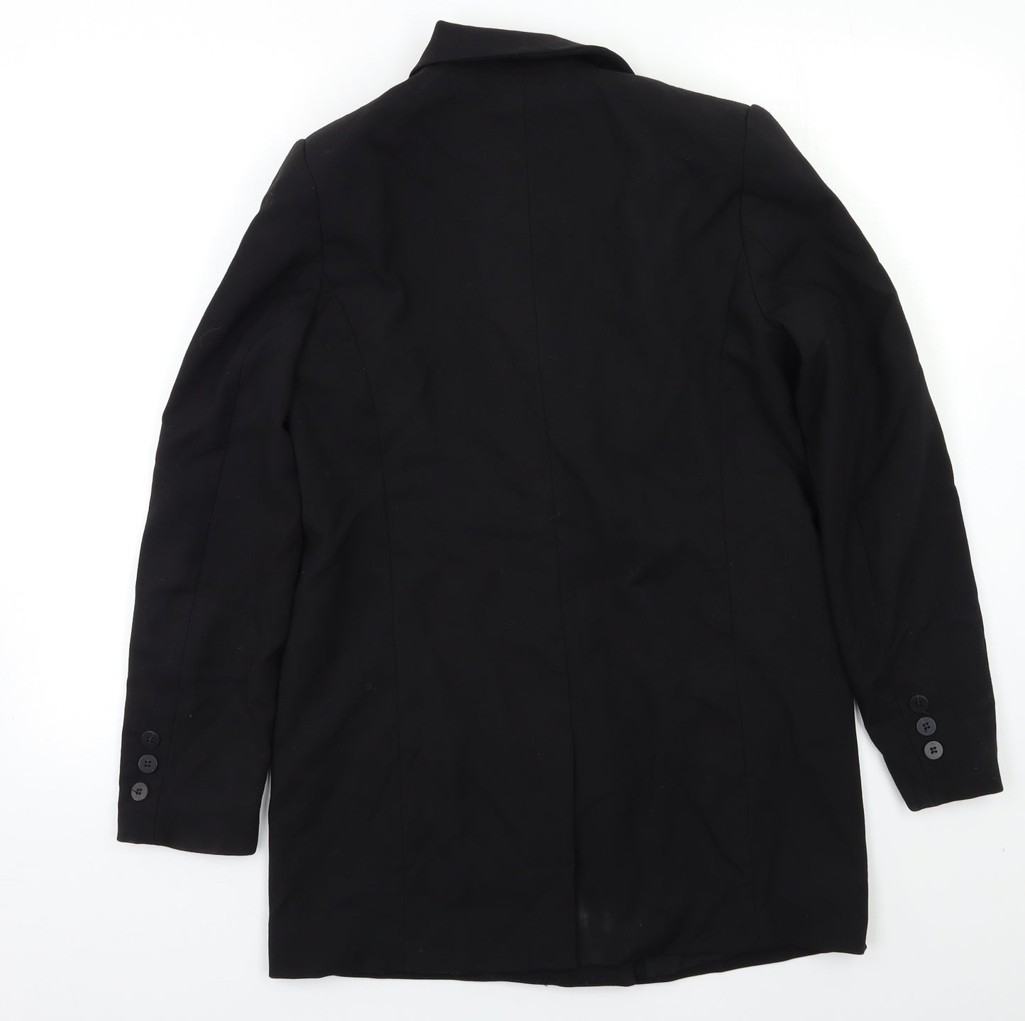 H&M Womens Black   Gilet Blazer Size 8
