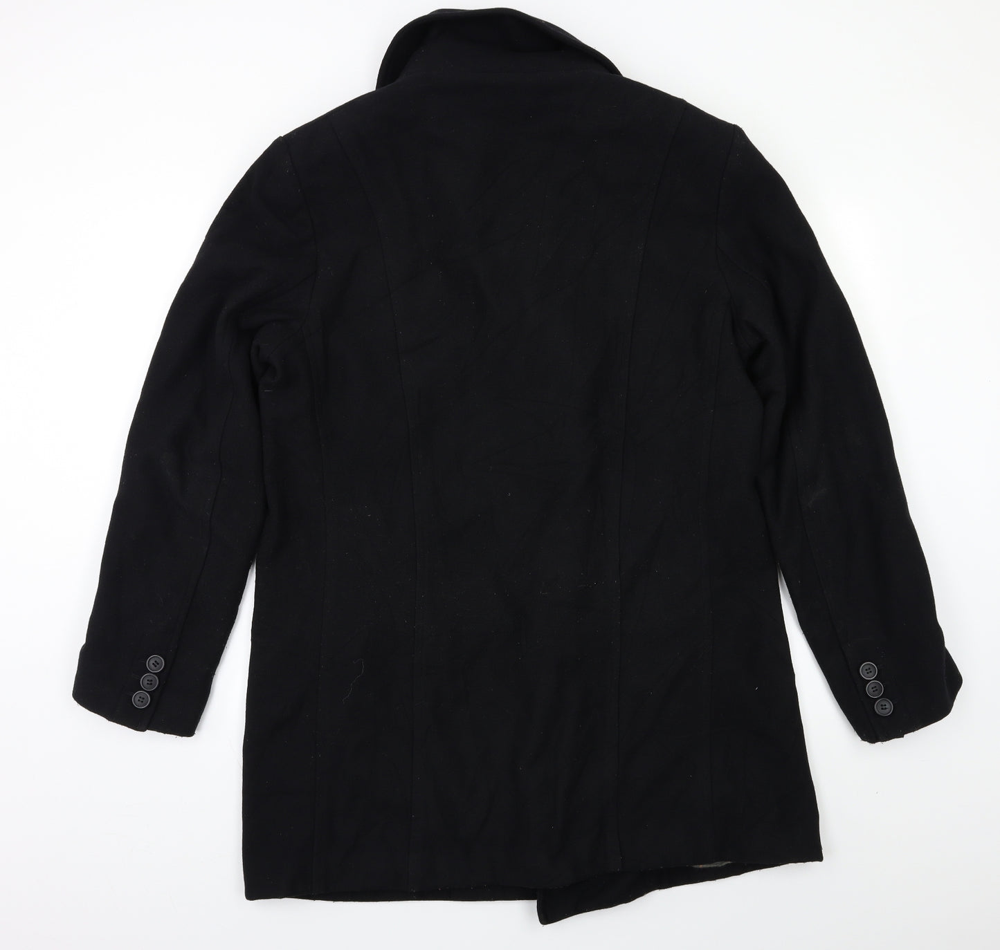 Zara Mens Black   Parka Coat Size XL