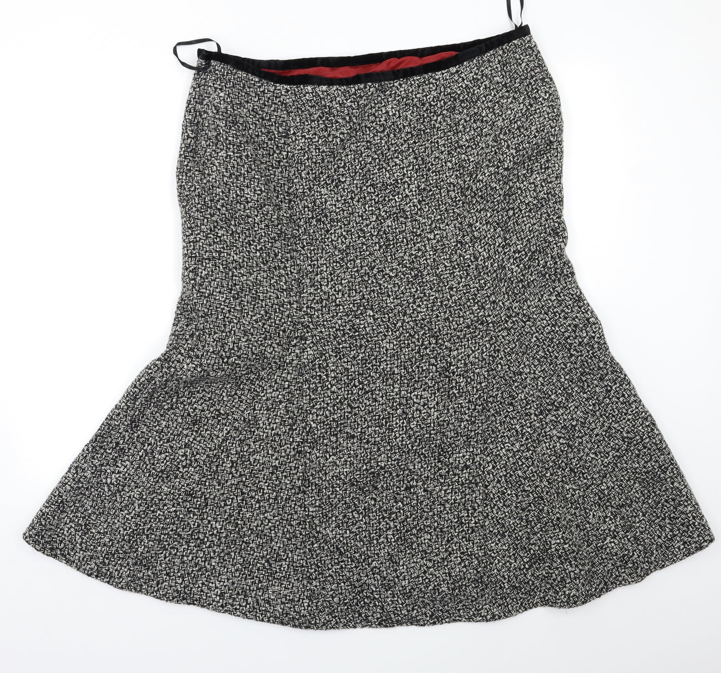 Preworn Womens Grey   A-Line Skirt Size 18