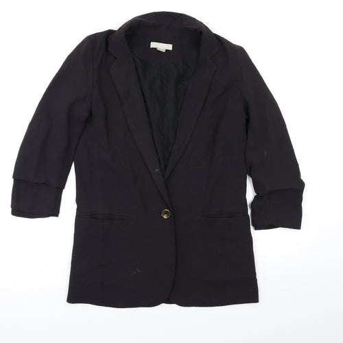 H&M Womens Black   Jacket Blazer Size S