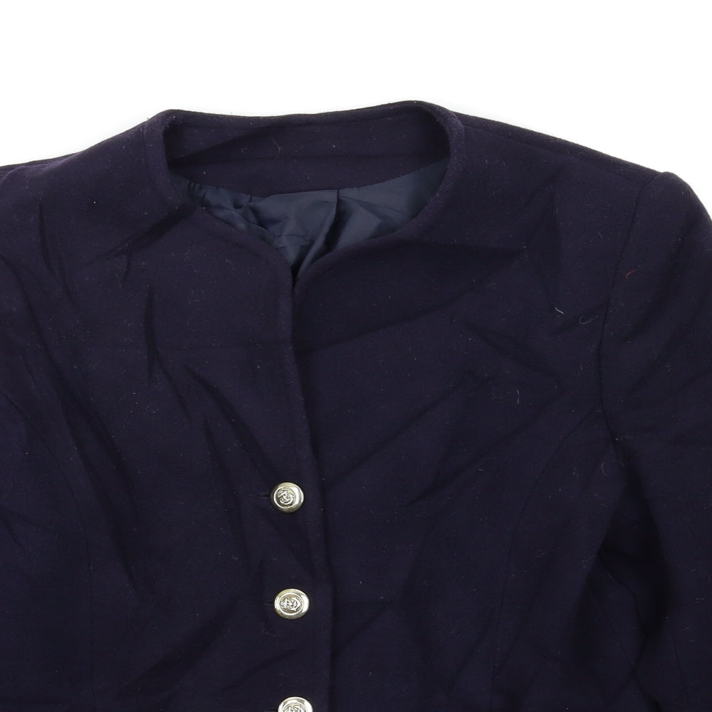 Preworn Womens Blue   Jacket Blazer Size 12